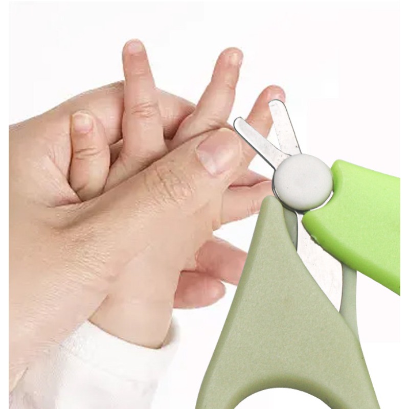 Baby Products Essentials - Safe Baby Nail Clipper Scissors Set