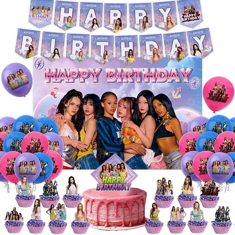New Katseye Birthday Decoratio - Baby Products Poster 评论和价格
