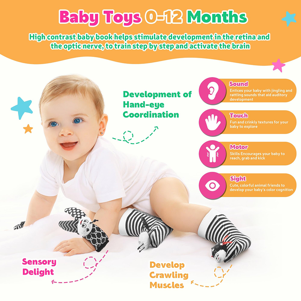 Foot Finders & Wrist Rattles f - Baby Products Essentials 评论和价格