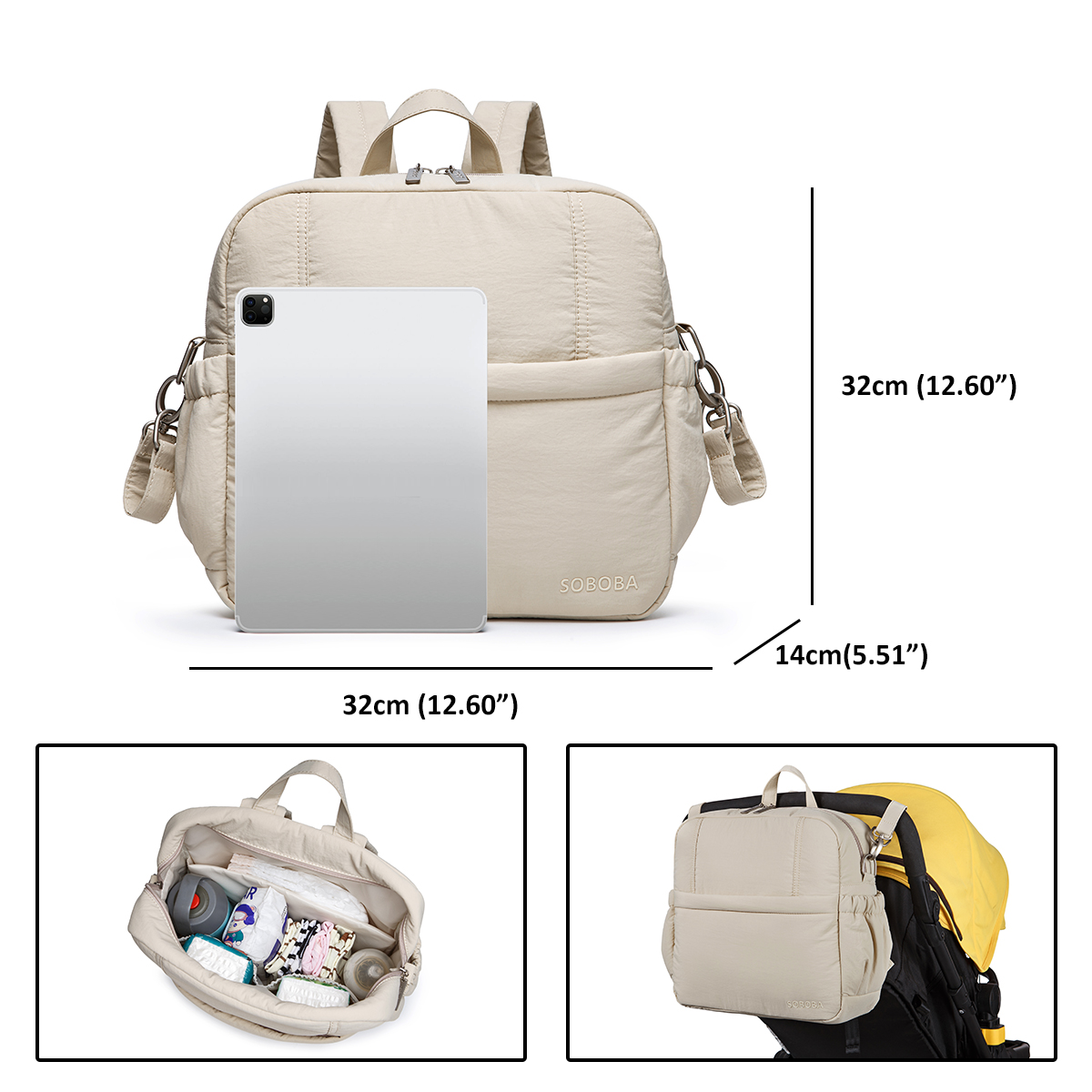 Soboba Large Capacity Diaper B - Baby Products Essentials 评论和价格