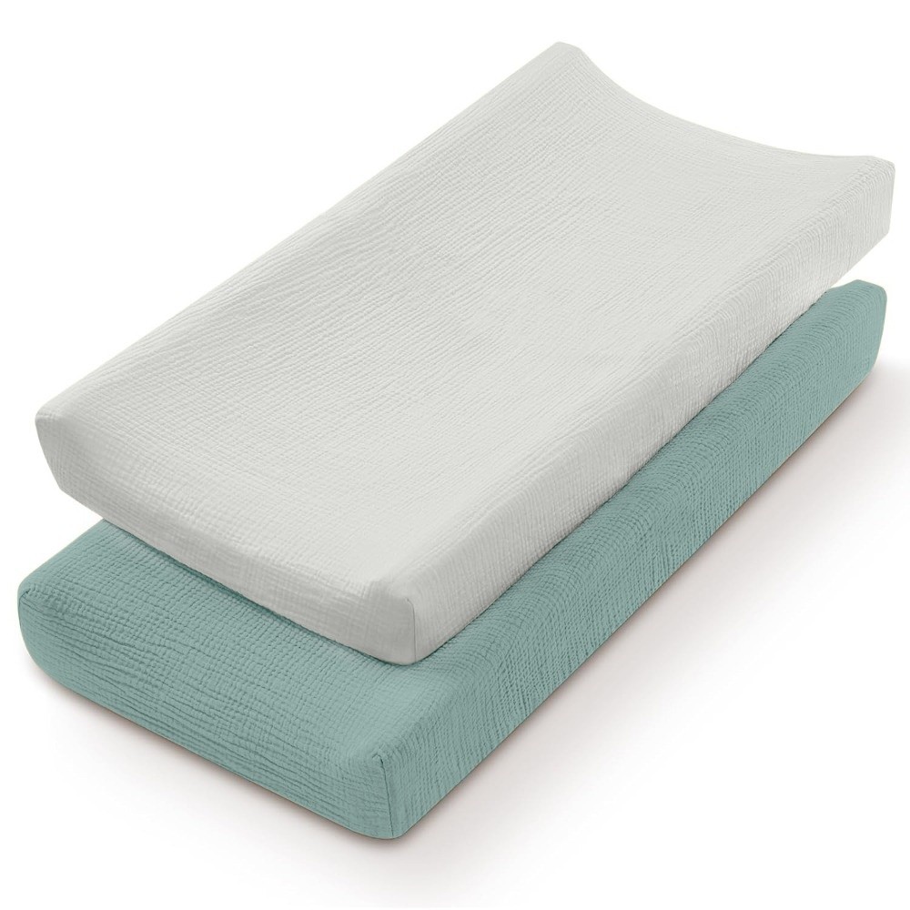 2PCS Breathable Cotton Diaper  - Diaper Changing Mat 评论和价格