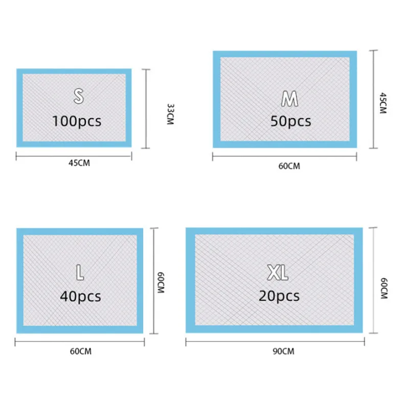 100/50/40/25PCS High Absorbent - Diaper Changing Mat 评论和价格