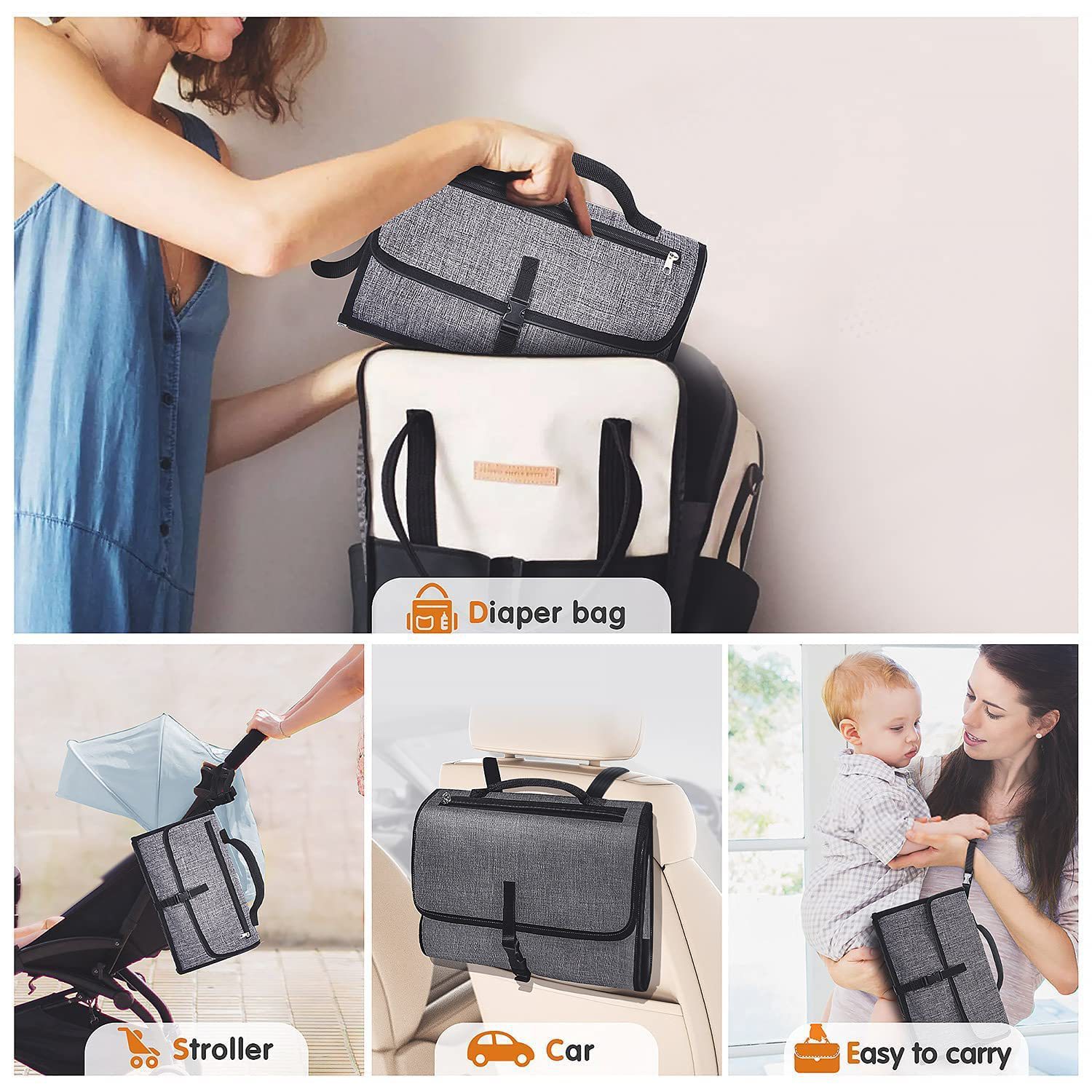 Foldable Baby Diaper Changing  - Diaper Changing Mat 评论和价格