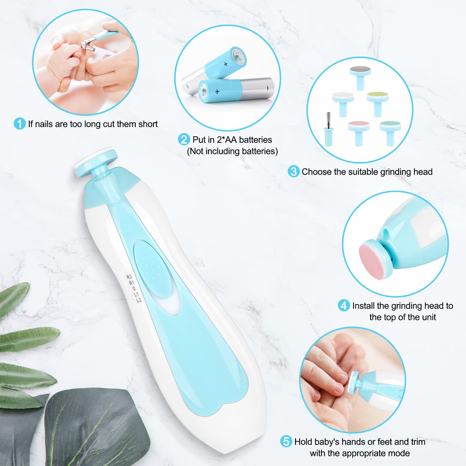 Baby Electric Nail Trimmer Kid - Baby Products Essentials 评论和价格