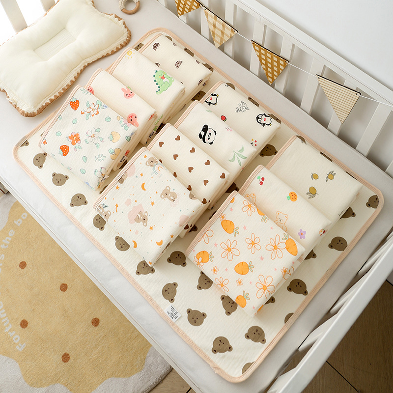 50X70cm Soft Cotton Baby Chang - Diaper Changing Mat 评论和价格