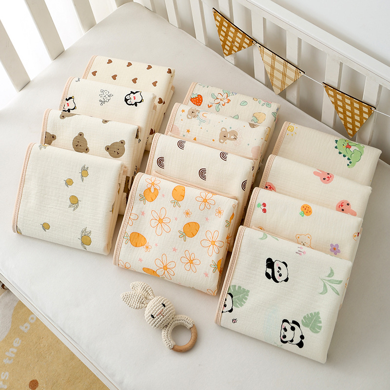 50X70cm Soft Cotton Baby Chang - Diaper Changing Mat 评论和价格